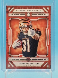 2024 Panini Photogenic Football #175 Jermaine Burton (RC) Rookie Portraits - Picture 1 of 2
