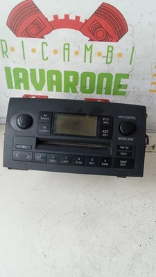 AUTORADIO PER TOYOTA Corolla Berlina 3° Serie 3-5P 86120 13060 (02>04) - Immagine 1 di 3