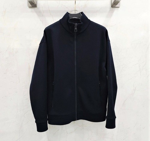 LOUIS VUITTON（LV） Giacca Louis Vuitton blu navy con zip ricamata 12345 123905811