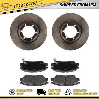 Rotores de freno delanteros originales pastillas de freno para Dodge Ram 1987-1993 50, 1989 Dodge Raider Foto 1 de 4