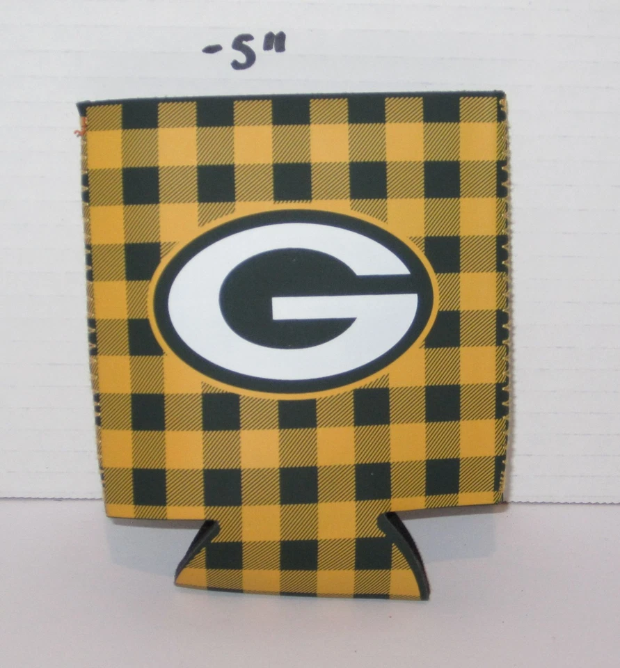 NFL Fútbol Green Bay Packers Bebida Lata Coozie Koozy Acogedor Koozie Aislador Foto 1 de 2