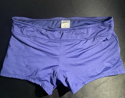 Mossimo Swim Boy Shorts WomensSM35-Elastic Waist Blue.  Spandex - Image 1 of 3