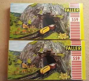 !!! FALLER H0 TUNNELPORTALE 2 x 559 - OVP + EXTRAS !!! - Bild 1 von 4