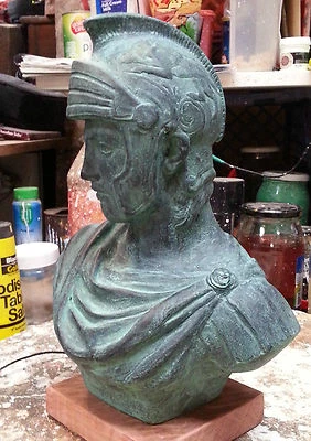 Estatua Escultura Adorno Decoración del Hogar Estatuilla Griego Italiano Alejandro Grande 12" Foto 1 de 3