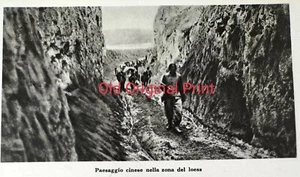 1959 CINA paesaggio cinese del LOESS Stampa d'epoca 14X8cm vintage print - Foto 1 di 2
