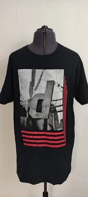 Diesel Womens T Shirt Dress Short Sleeve Cotton Graphic Black Size XL - Image 1 of 4