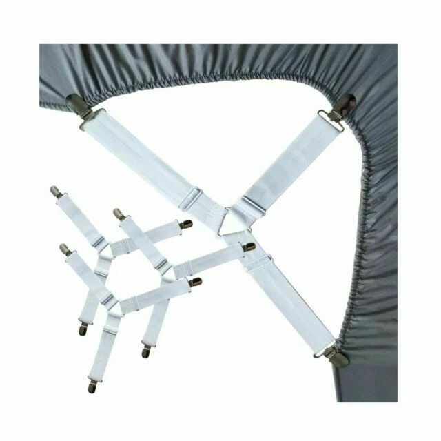 RayTour Adjustable Bed Sheet Holder Fastener Straps - SZTHZDW (4 Pack)