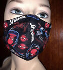 Spiderman Face Mask Kids Marvel Mascarilla Para Ninos Hombre Araña Teens Cotton
