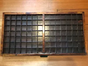 Vintage Hamilton Printer’s Drawer Letterpress Tray 32 x 17 - Picture 1 of 10