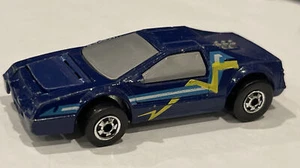 Hot Wheels Die Cast 1983 Crack Ups Blue Smash Mobil Cruiser Hong Kong - Picture 1 of 3