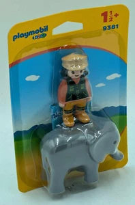 PLAYMOBIL 9381 Cuidador de animales con elefante 1.2.3 Dompteuer Cuidador de animales 123 NUEVO - Imagen 1 de 10