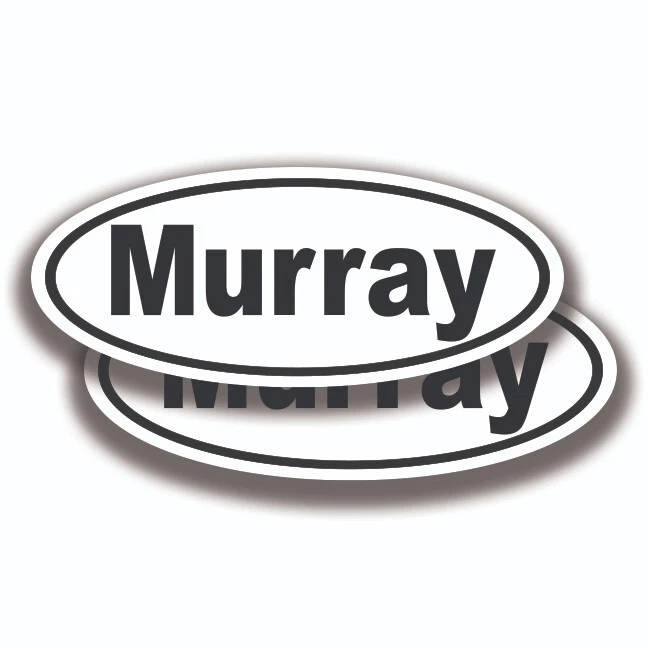 THE DECAL AND STICKER MAFIA MURRAY NAME DECALs 2 Stickers Bogo Car Truck Bumper Window