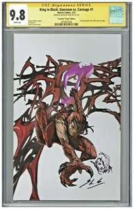 King in Black Gwenom vs Carnage 1 CGC 9.8 SS Skan Srisuwan Virgin Variant Sketch - Picture 1 of 2