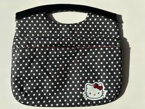 Hello Kitty Polka Dot black and white top handle bag purse - Picture 1 of 10