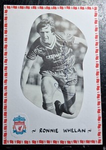 RONNIE WHELAN (Liverpool) autographed picture