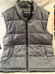 NWT U.S. Polo ASSN. Sleeveless Bomber Men's Vest Zip - Color CNHT - SizeXX Large - Picture 1 of 6