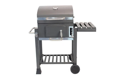 Mr. Gardener Holzkohlegrill Ottawa 47,5 x 41 cm Rost-in-Rost Grill Grillwagen