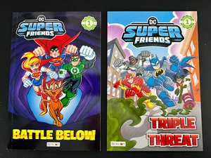 Ready to Read LEVEL ONE K1 to 1: DC Super Friends - Battle Below - Triple Threat - Picture 1 of 4