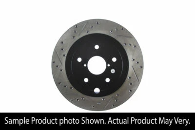 Rotor de freno trasero derecho StopTech Sport perforado ranurado para WRX STi 08-17 EJ257 Foto 1 de 4