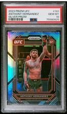 PSA 10 2023 Prizm UFC Anthony Hernandez RC Card Rookie #181 POP 1 Fluffy