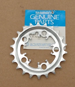 NOS/Vintage Shimano Bike Chainring K-22 22 Tooth Triple 58 mm Mtn Mountain New - Picture 1 of 2