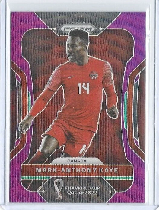 Mark-Anthony Kaye Canada 2022 Panini PRIZM FIFA World Cup Purple Wave /99 #51 - Image 1 of 1
