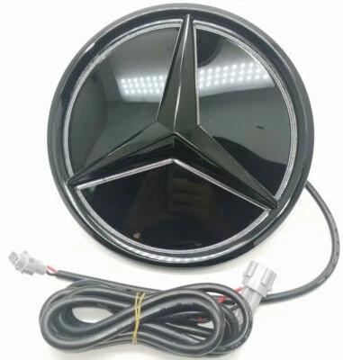 LED Illuminated Grille Star Emblem Badge White light For A/B/C/E/CLA/GLA/GLB - Image 1 of 4