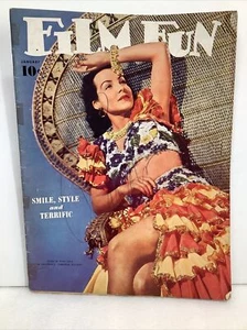 Film Fun Magazine Jan 1941 Nina Orla Writing On Cover May Be Autograph? - Picture 1 of 12