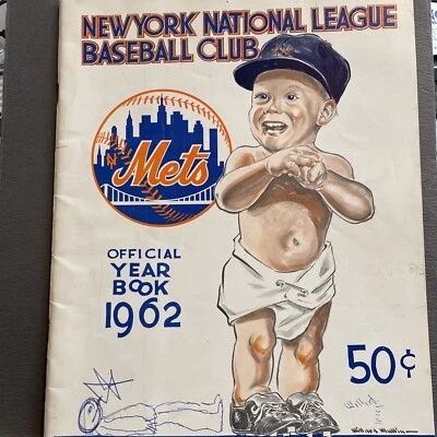 1962 NY Mets Yearbook & Score Card - Image 1 of 4