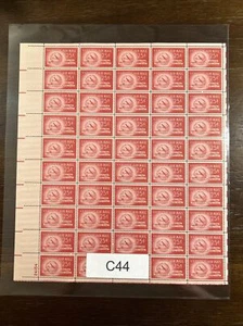 C44 US Air Mail Mint Sheet, 25 cent Stratocruiser & Globe, Mint NH - Picture 1 of 3
