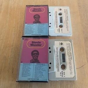STEVIE WONDER -LOOKING BACK Cassette Tape 1&2 Rare - Picture 1 of 3