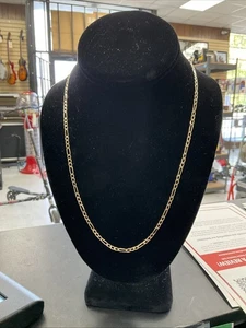 6.5g 14k Yellow Gold 20” Chain Necklace 231380 - Picture 1 of 5