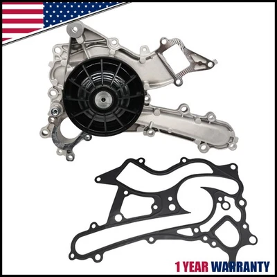 Water Pump With Gasket For Mercedes-Benz C300 C350 E350 E400 GLE350 ML350 V6 3.5 - Image 1 of 4