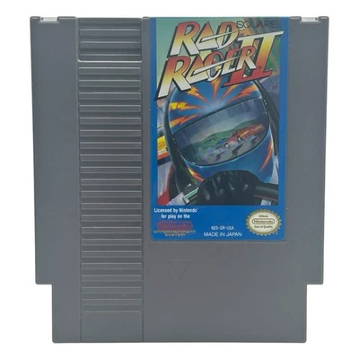 Rad Racer II (Nintendo NES, 1990) Authentic Tested Game Cartridge - Image 1 of 4
