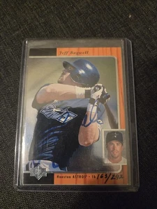 Autógrafo de recompra Jeff Bagwell 1996 SP auténtico cubierta superior #/292 auto patio - Imagen 1 de 2