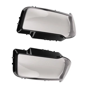 Polycarbonate Headlamp Headlight Lens Covers for BMW E83 X3 2004-2010 Front Pair - Picture 1 of 12