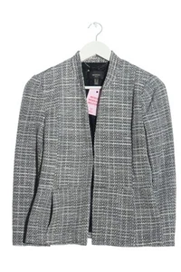 MANGO SUIT Blazer Tweed Mujeres Blazer Talla EU 36 negro-blanco look casual - Imagen 1 de 5