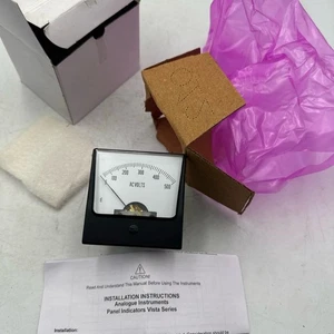 Analog Instruments Panel Meter Indicator 0-500V Analog AC Volts 12G410 - Picture 1 of 6