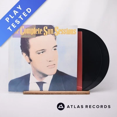 Elvis Presley The Complete Sun Sessions Poster Double LP Vinyl Record - VG+/VG+ - Image 1 of 4