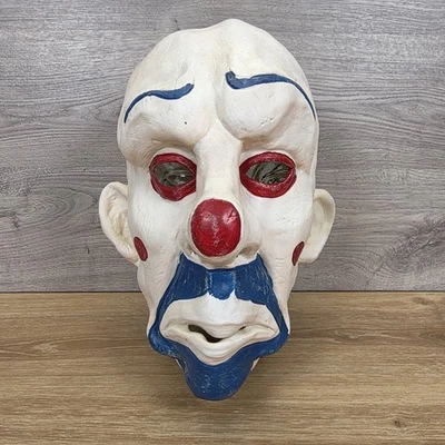 Batman The Dark Knight Joker Clown Bank Robber Adult Halloween Mask Rubles 2008 - Image 1 of 4