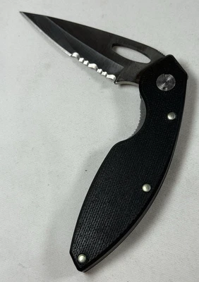 Cuchillo Plegable Borde Combinado Vintage BUCK USA 181 Odyssey ATS-34 Foto 1 de 4