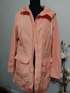 Women's Raincoat Size 14 ..Stylish and Comfy .Pockets .Hooded. Excellent Cond. - Picture 1 of 5