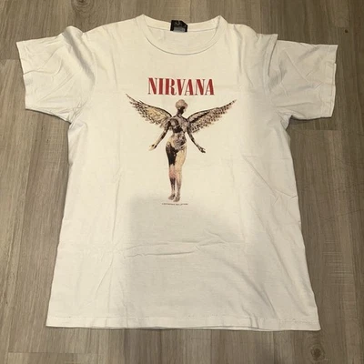 Camiseta Vintage Nirvana In Utero Pared de la Fama Talla L Foto 1 de 4