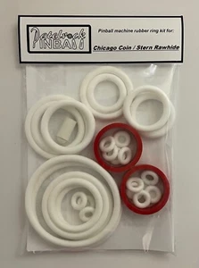 Stern / Chicago Coin Rawhide Pinball Machine Rubber Ring Kit - Picture 1 of 3