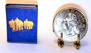 1:12 SCALE MINIATURE BOOK THE JUNGLE BOOK ILLUSTRATED RUDYARD KIPLING - Picture 1 of 7