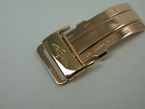 original Breitling Faltschließe massiv Gelbgold 18 mm Herrenmodell - Bild 1 von 9