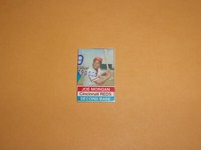 1976 Hostess Baseball JOE MORGAN(Blue Arrow) Small Card Cut From Twinkies Box