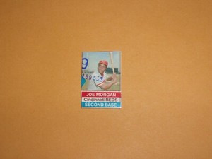 1976 Hostess Baseball JOE MORGAN(Blue Arrow) Small Card Cut From Twinkies Box