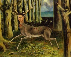 Druck oder Leinwand - Der verwundete Hirsch, 1946 von Frida Kahlo - Bild 1 von 1