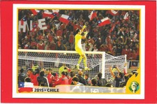 2019 COPA AMERICA BRAZIL Panini Figure Sticker No. 391 - CHILE 2015